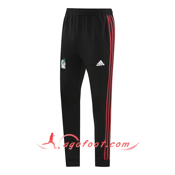 Pantalon Foot Mexique Noir/Rouge 2024/2025