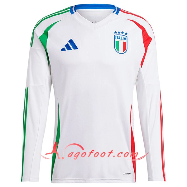 Maillot de Foot Italie Exterieur Manches Longues UEFA Euro 2024