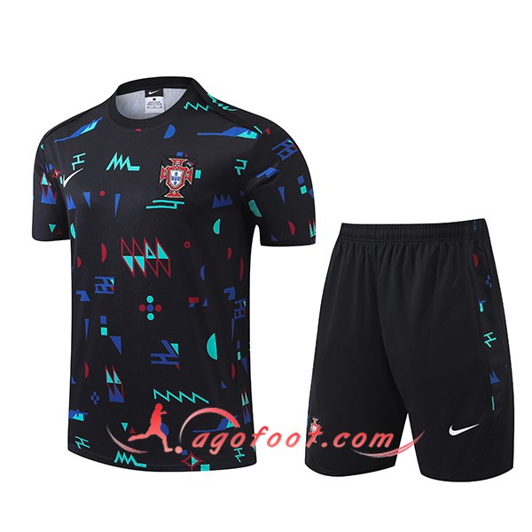 Training T-Shirts Portugal Noir 2024/2025
