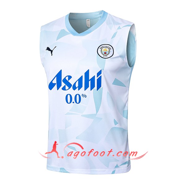 Training Debardeur Manchester City Bleu Clair 2024/2025