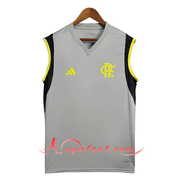 Training Debardeur Flamengo Gris/Noir/Jaune 2024/2025