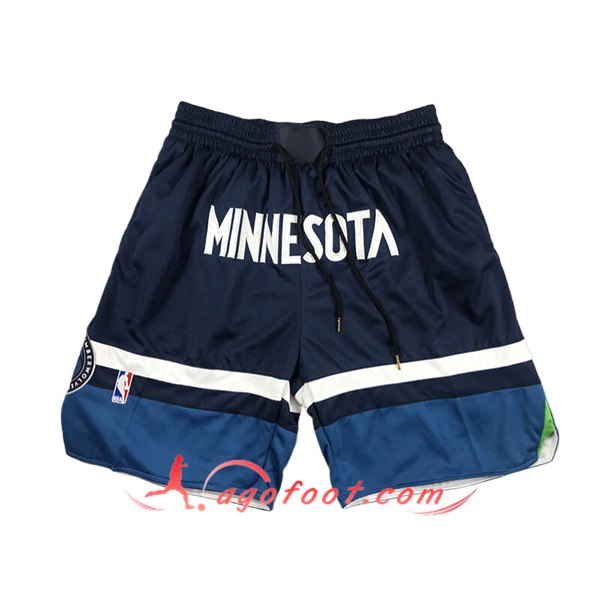 Shorts NBA Minnesota Timberwolves 2024/25 Bleu -03