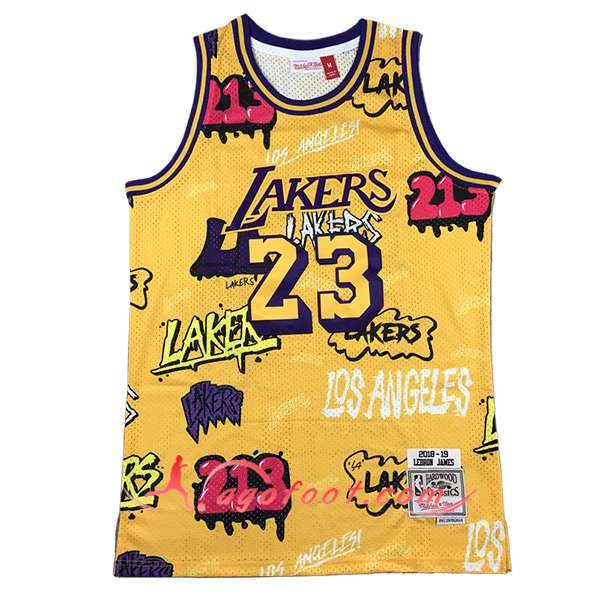 Maillot Los Angeles Lakers (JAMES #23) 2024/25 Jaune