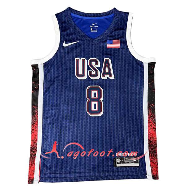 Maillot USA (LEONARD #8) 2024/25 Bleu