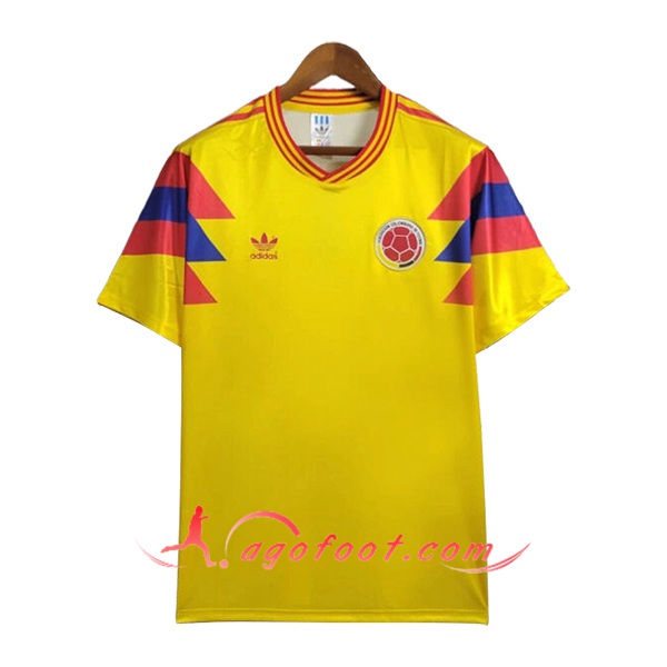 Maillot de Foot Colombia Retro Colombie 1990