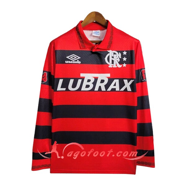 Maillot de Foot Flamengo Retro Domicile Manches Longues 1994/1995
