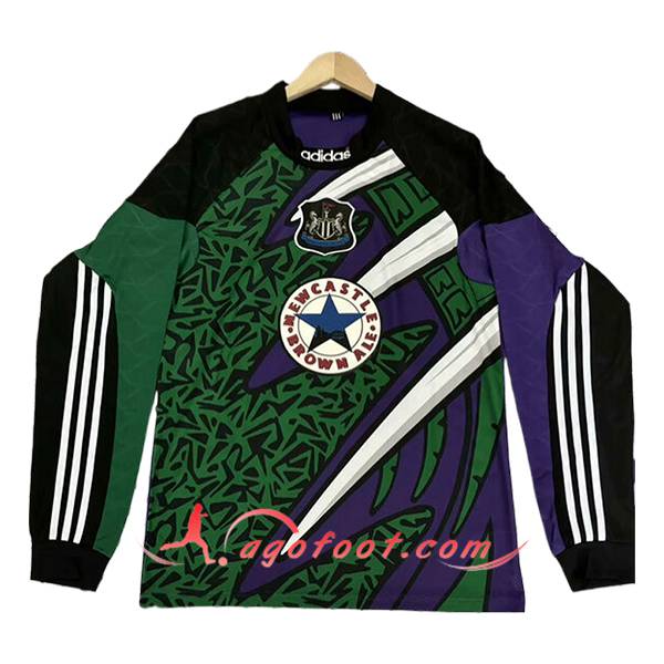 Maillot de Foot Newcastle United Retro Manches Longues Pourpre 1995/1996