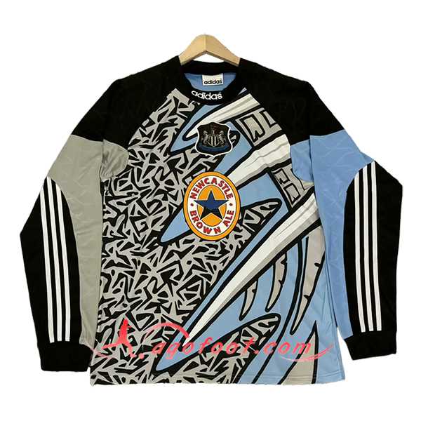 Maillot de Foot Newcastle United Retro Manches Longues Bleu 1995/1996