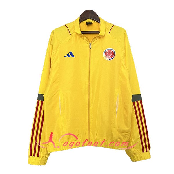 Coupe-Vent Colombie Jaune/Rouge 2024/2025