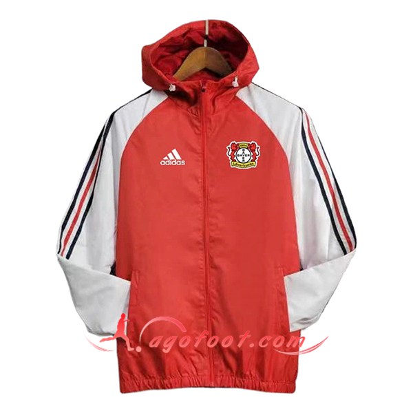 Coupe-Vent Bayer 04 Leverkusen Rouge/Blanc 2024/2025