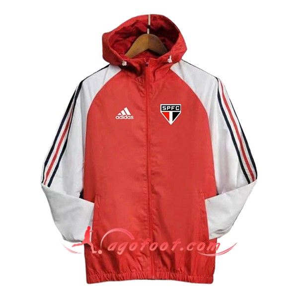Coupe-Vent Sao Paulo FC Rouge/Blanc 2024/2025