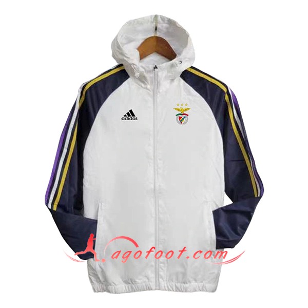 Coupe-Vent Benfica Blanc/Bleu 2024/2025