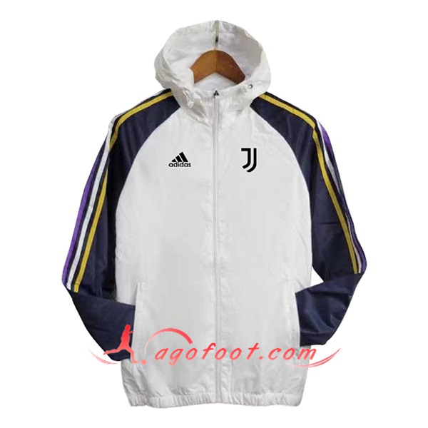 Coupe-Vent Juventus Blanc/Bleu 2024/2025