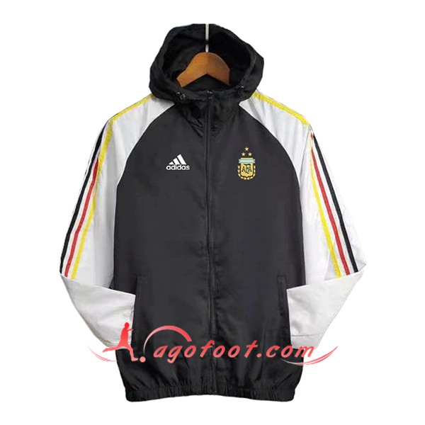 Coupe-Vent Argentin Noir/Blanc 2024/2025