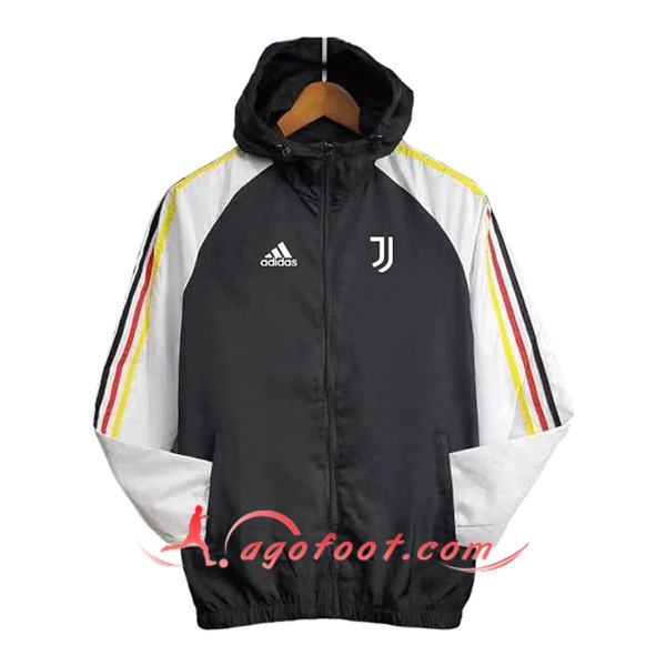 Coupe-Vent Juventus Noir/Blanc 2024/2025