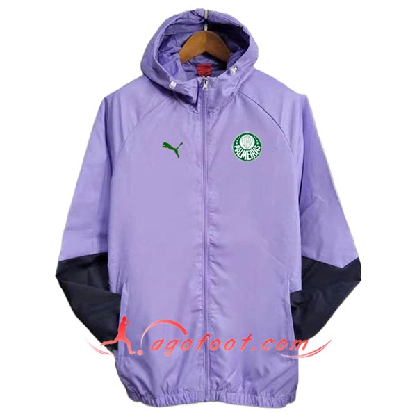 Coupe-Vent Palmeiras Pourpre/Noir 2024/2025