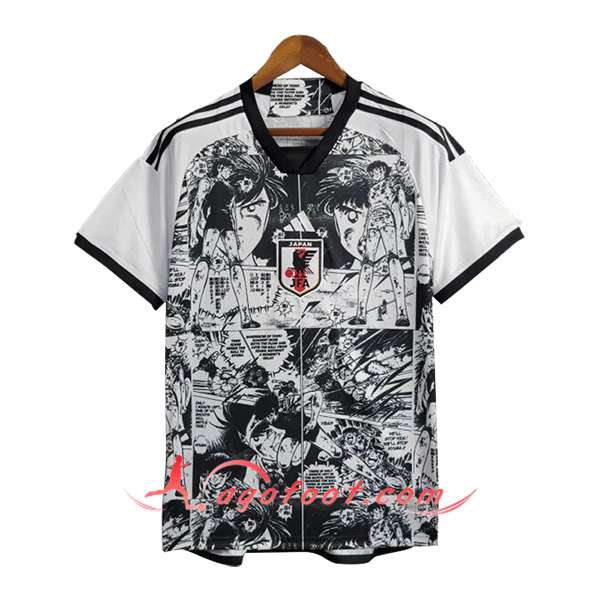 Maillot Equipe Foot Japon Special Edition Captain Tsubasa Blanc 2024/2025