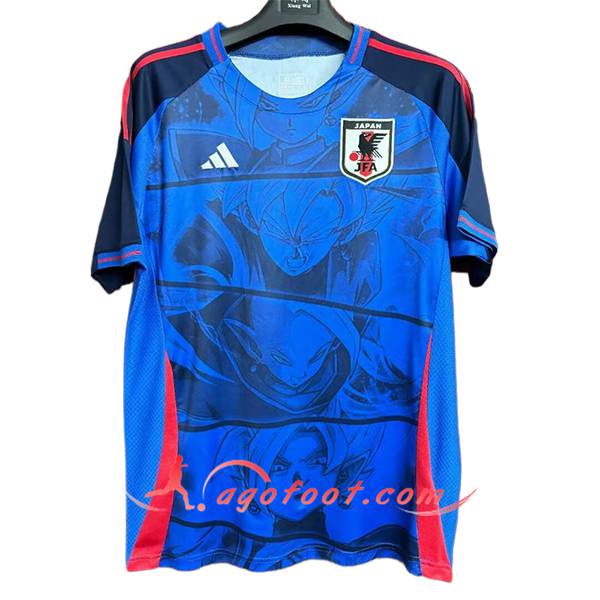 Maillot Equipe Foot Japon Special Edition Dragon Ball Bleu 2024/2025