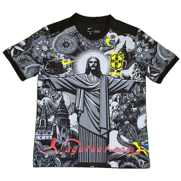 Maillot Equipe Foot Bresil Special Edition Jesus Noir 2024/2025