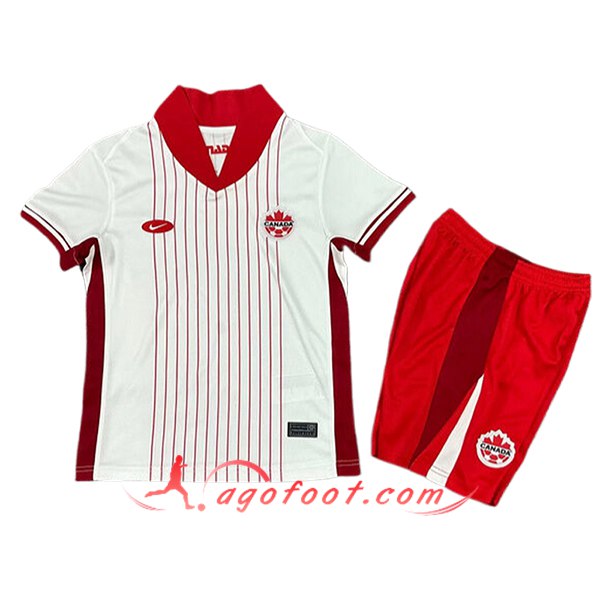 Maillot de Foot Canada Enfant Exterieur UEFA Euro 2024