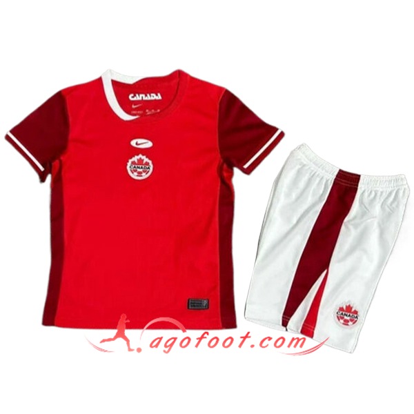 Maillot de Foot Canada Enfant Domicile UEFA Euro 2024