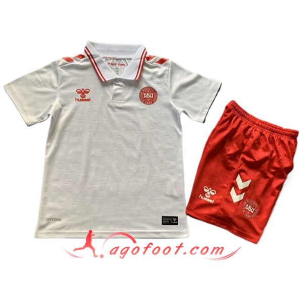 Maillot de Foot Danemark Enfant Exterieur UEFA Euro 2024