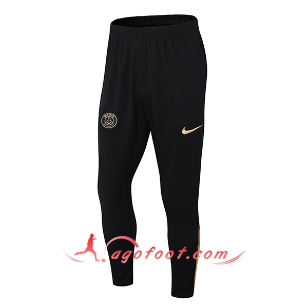Pantalon Foot PSG Noir/Jaune 2024/2025