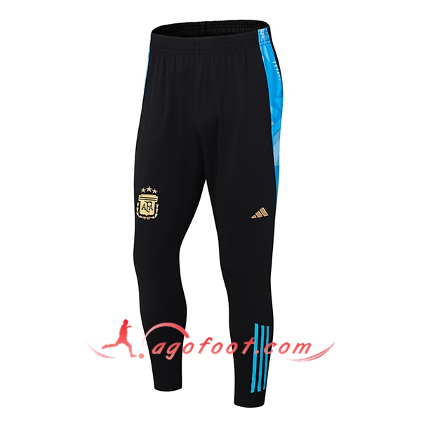 Pantalon Foot Argentine Noir/Bleu 2024/2025