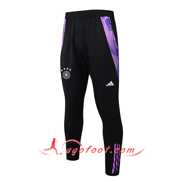 Pantalon Foot Allemagne Pourpre/Noir 2024/2025 -02