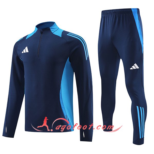 Ensemble Survetement de Foot Adidas Bleu Royal 2024/2025