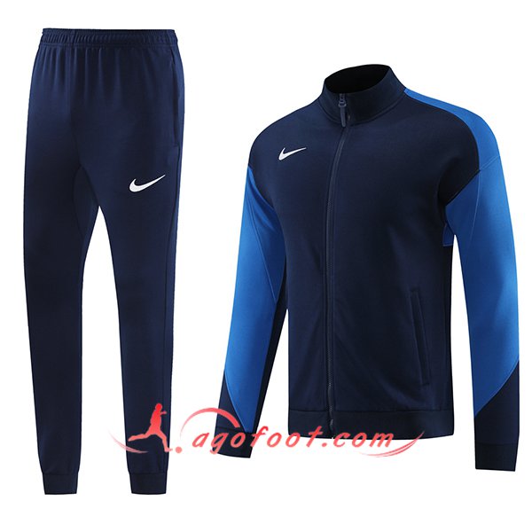 Ensemble Survetement de Foot Veste Foot Nike Bleu Royal 2024/2025