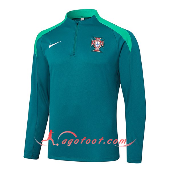 Sweatshirt Training Portugal Vert 2024/2025