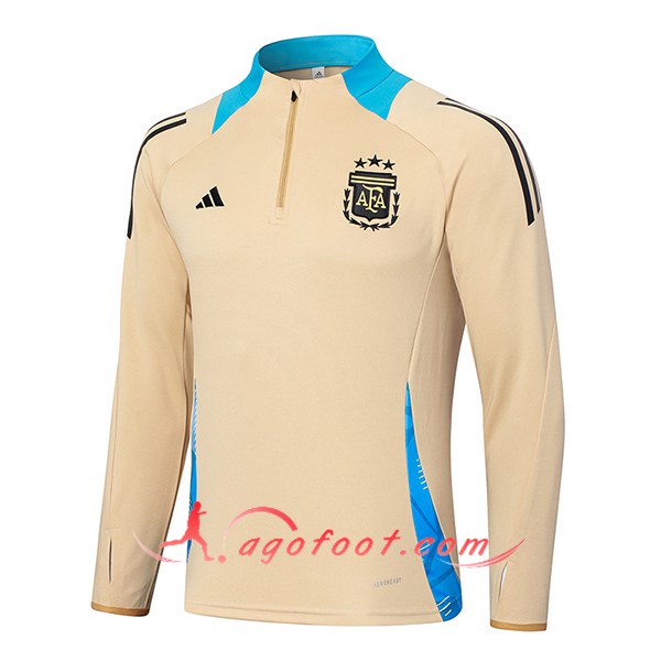 Sweatshirt Training Argentine Jaune/Bleu 2024/2025