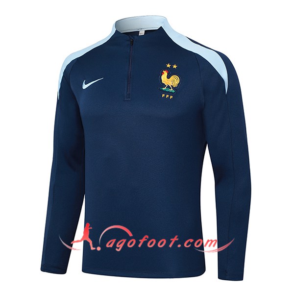 Sweatshirt Training France Bleu Royal 2024/2025