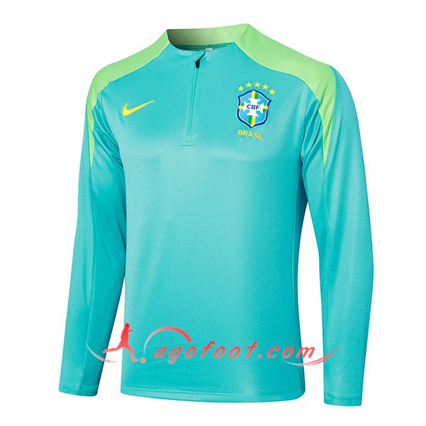 Sweatshirt Training Brésil Vert 2024/2025
