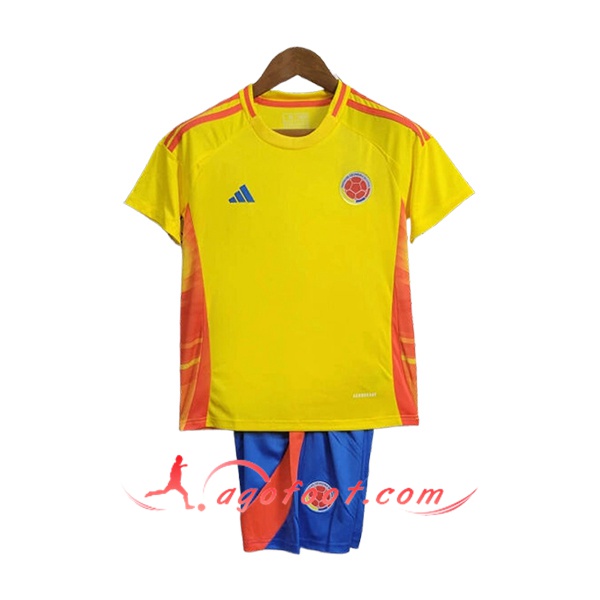 Nouveau Maillot de Foot Colombie Enfant Domicile 2024/2025
