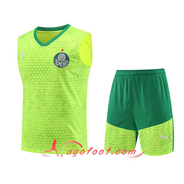 Ensemble Training Debardeur Palmeiras Vert/Jaune 2024/2025