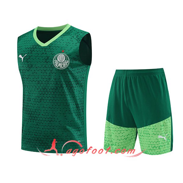 Ensemble Training Debardeur Palmeiras Vert 2024/2025