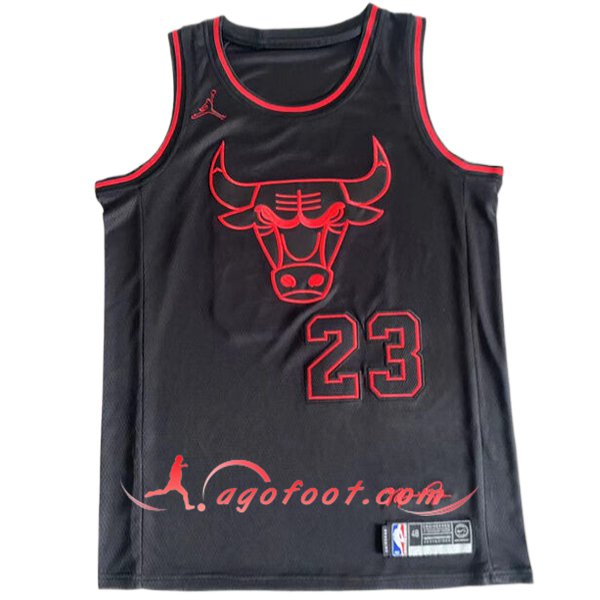 Maillot Chicago Bulls (JORDAN #23) 2024/25 Noir/Rouge -05