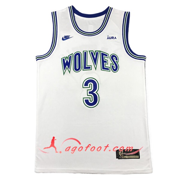 Maillot Minnesota Timberwolves (McDANIELS #3) 2024/25 Blanc/Bleu