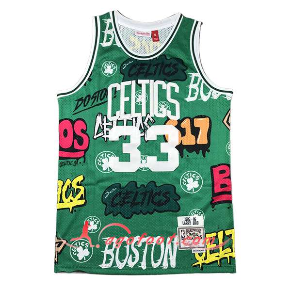 Maillot Boston Celtics (BIRD #33) 2024/25 Vert -02