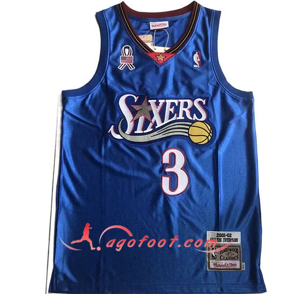 Maillot Philadelphia 76ers (IVERSON #3) 2024/25 Bleu