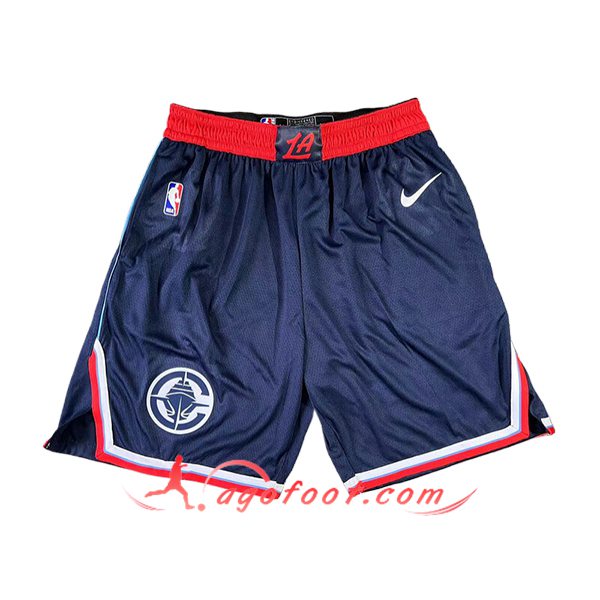 Shorts NBA Los Angeles Clipperss 2024/25 Bleu/Rouge