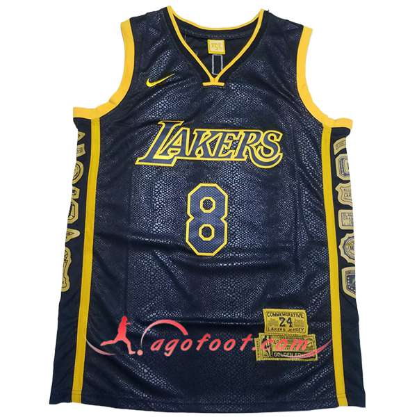 Maillot Los Angeles Lakers (BRYANT #24) 2024/25 Noir/Jaune