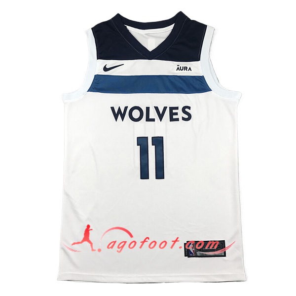 Maillot Minnesota Timberwolves (REID #11) 2024/25 Blanc/Bleu/Noir