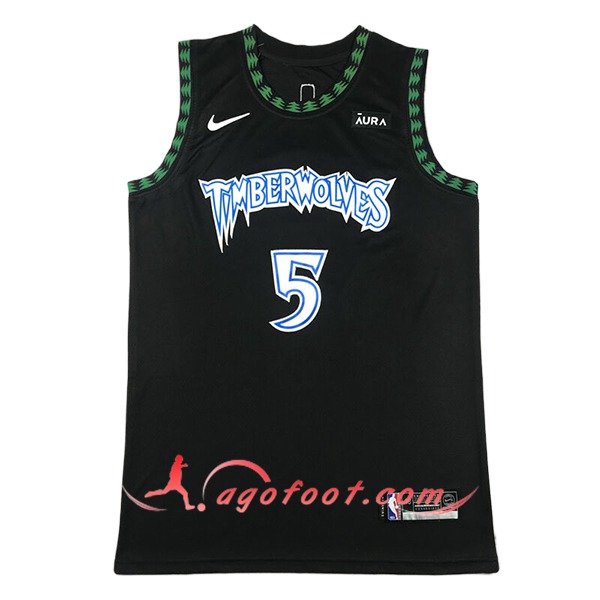 Maillot Minnesota Timberwolves (EDWARDS #5) 2024/25 Noir/Vert/Bleu
