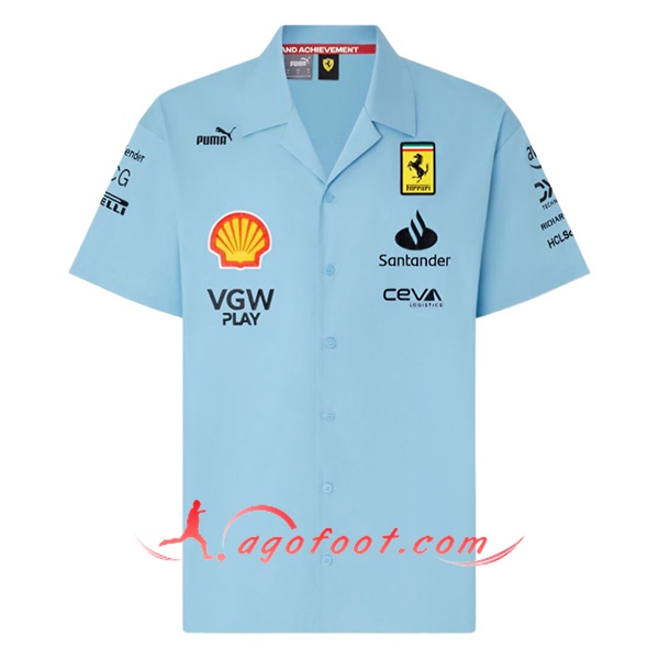 Polo F1 Scuderia Ferrari Team Blanc 2024