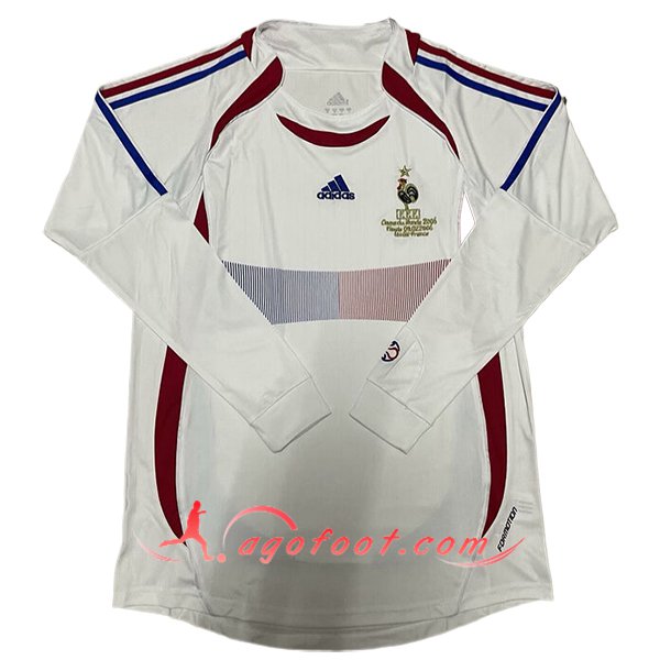 Maillot de Foot France Retro Exterieur Manches Longues 2006