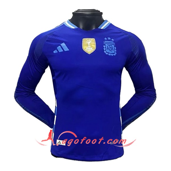 Maillot Equipe Foot Argentine Exterieur Manches Longues 2024/2025