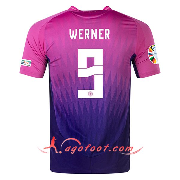 Maillot Equipe Foot Allemagne (WERNER #9) 2024/2025 Exterieur